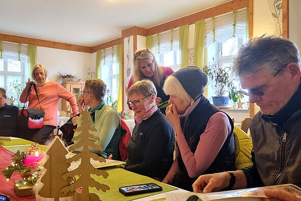 Stärkung bei der Mühlenwirtin