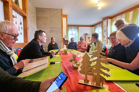 Stärkung bei der Mühlenwirtin