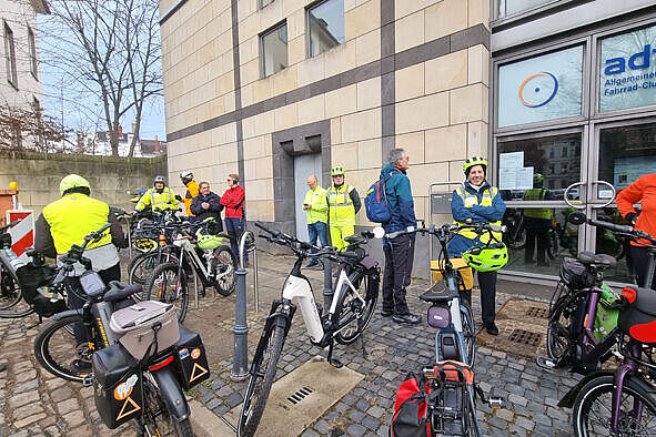 Teilnehmer vor dem Start